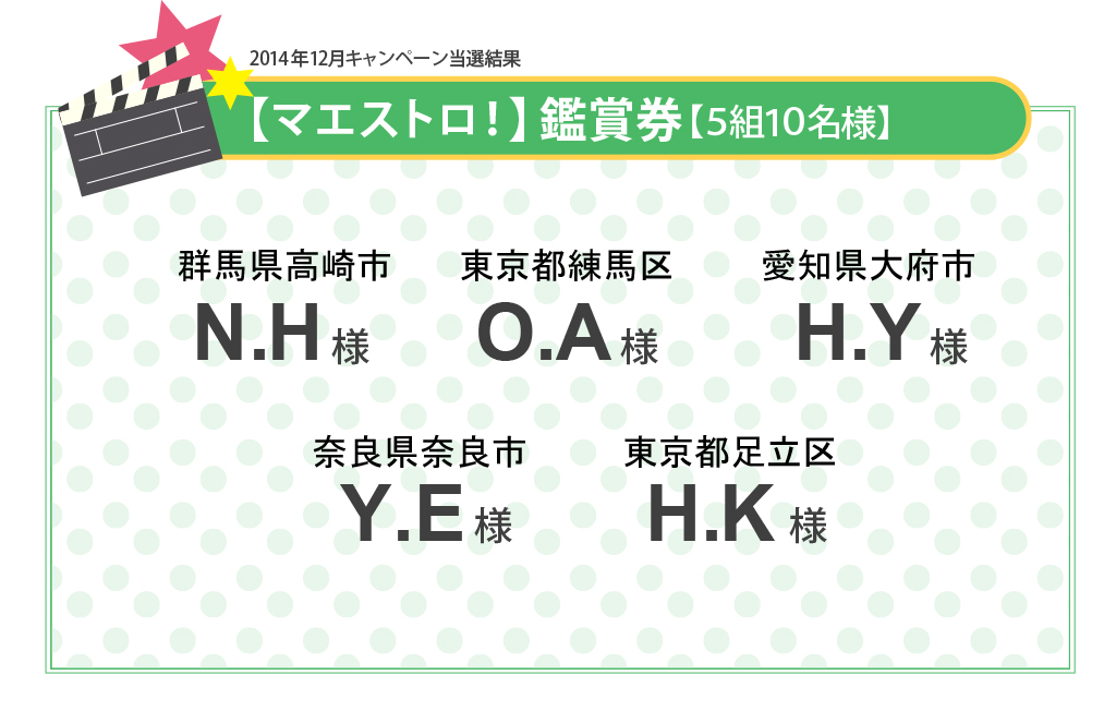 2014年12月当選結果
